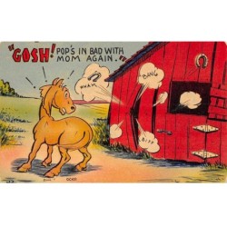 Illustrateur - n°88468 - Gosh ! Pop's in bad with MomAgain - Cheval