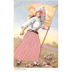 Illustrateur - n°88595 - H. Warzal - Jeanne d'Arc - Le jupe en tissu