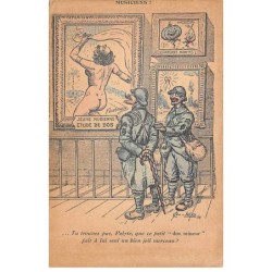 Illustrateur - n°88605 - Ch. Léo - Musiciens ! - ... Tu trouves pas, Polyte, que ce petit "dos mineur" ...