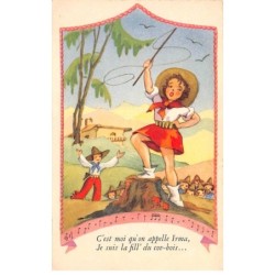Illustrateur - n°87661 - C'est moi qu'on appelle Irma, Je suis la fill' du cov-bois ...