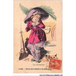 CAR-AAOP7-0552 - ILLUSTRATEUR - UNE FEMME, UN CHIEN-ROBERTY