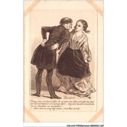 CAR-AAOP7-0546 - ILLUSTRATEUR - UN HOMME & UNE FEMME  - DAUMIER