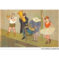 CAR-AAOP1-0034 - ILLUSTRATEUR - CIRQUE,MUSIQUE FORAINE