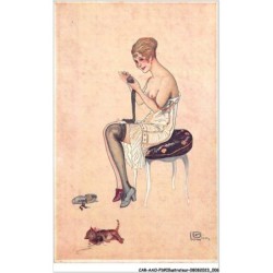 CAR-AAOP1-0004 - ILLUSTRATEUR - INTIMITE DE BOUDOIR .LEONNEC