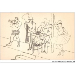 CAR-AAOP1-0035 - ILLUSTRATEUR - CIRQUE,MUSIQUE FORAINE