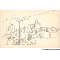 CAR-AAOP1-0036 - ILLUSTRATEUR - DES VOITURES,UNE VIEILLE DAME, DES CHIENS