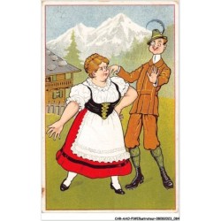 CAR-AAOP1-0043 - ILLUSTRATEUR - UNE FEMME ET UN HOMME