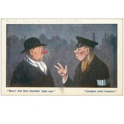 ILLUSTRATEURS.n°30748.DONALD MC GILL.ETEIGNEZ CETTE LUMIERE.HOMME AU NEZ ROUGE