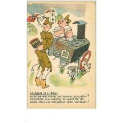 ILLUSTRATEURS.n°9140.COLLECTION COMIQUE MILITAIRE.LA SOUPE ET LE BOEUF