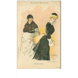 ILLUSTRATEURS.n°760.FACHEUSE RENCONTRE.ZUT V'LA MAMAN.DESSIN DE H GERBAULT