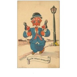 ILLUSTRATEURS.n°861.JEAN DE PREISSEC.J'AI DEUX AMOURS.HOMME IVRE