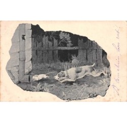 llustrateur - n°60378 - Espinasse- Chien chassant un rat