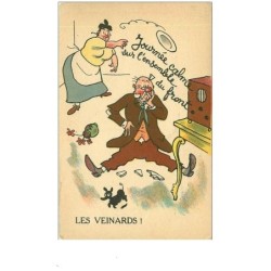 ILLUSTRATEURS.n°9139.COLLECTION COMIQUE MILITAIRE.LES VEINARDS.JOURNEE CALME SUR L'ENSEMBLE DU FRONT