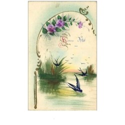 ILLUSTRATEURS.n°992.PAYSAGE.CP PEINTE A LA MAIN