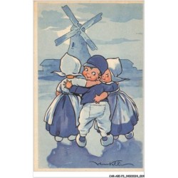 CAR-ABIP3-0176-ILLUSTRATEUR - un garçon et des fillettes