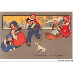 CAR-ABIP4-0302-ILLUSTRATEUR - Petits hollandais - Partie de traineau - Pub