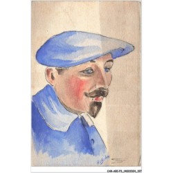 CAR-ABIP3-0272-ILLUSTRATEUR - une homme - Pente a la main
