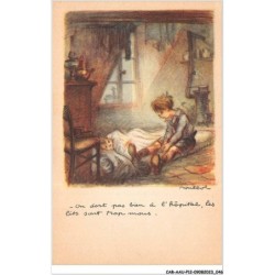 CAR-AAUP12-0817 - ILLUSTRATEUR - on dort pas bien a l'hopital - Les lits sont trop mous