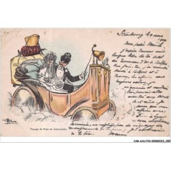 CAR-AAUP12-0819 - ILLUSTRATEUR - Voyage en automobile