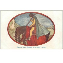 ILLUSTRATEURS.n°23502.RIE CRAMER.LES VIEILLES CHANSONS.QUAND JEAN RENAUD D'LA GUERR'REVINT.TEXTE AU DOS