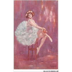 CAR-AAUP13-0867 - ILLUSTRATEUR - jeune femme assise