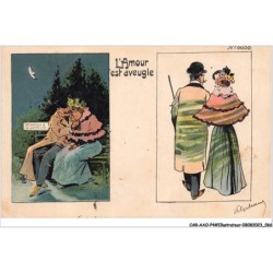 CAR-AAOP4-0319 - ILLUSTRATEUR - L'AMOUR EST AVEUGLE, UN COUPLE