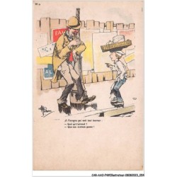CAR-AAOP4-0313 - ILLUSTRATEUR - L'IVROGNE, LE JEUNE ENFANT