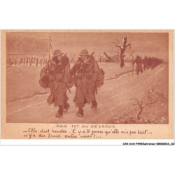 CAR-AAOP4-0342 - ILLUSTRATEUR - DES SOLDATS , SUR LE CHEMIN