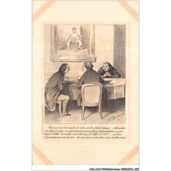 CAR-AAOP4-0332 - ILLUSTRATEUR - TROIS HOMMES , UNE REUNION -DAURIER