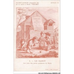 CAR-AAOP4-0306 - ILLUSTRATEUR - LES JEUX DES PETITS POLISSONS DE PARIS