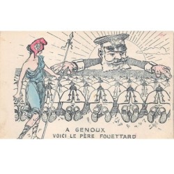 Illustrateur - n°66783 - A genoux voici le Père Fouettard