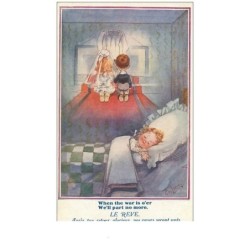 ILLUSTRATEURS.n°908.GILSON.LE REVE.APRES TON RETOUR GLORIEUX NOS COEURS SERONT UNIS.REVE DE MARIAGE