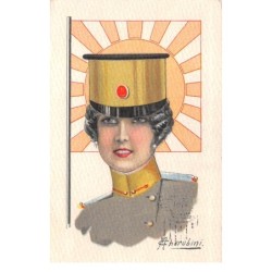 Illustrateur - n°65603 - Cherubini 790-3 - Jeune femme en tenue militaire - Japon