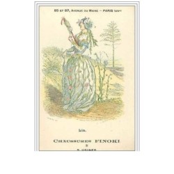 ILLUSTRATEUR.GRANDVILLE DEL.CHAUSSURES FINOKI.LIN.FEMME PLANTE