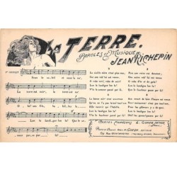 Illustrateur - n°68318 - La Terre - Paroles et musique de Jean Richepin - Partition d'une chanson