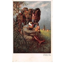 Illustrateur - n°68315 - Getteilles Leid Ist halbes Leid - Militaire soignant son cheval blessé - n°15