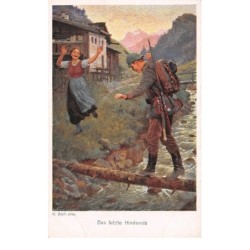 Illustrateur - n°68306 - C. Zopf n°131 - Dass letze Hindernis - Militaire rentrant à la maison