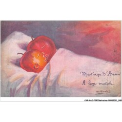 CAR-AAOP2-0123 - ILLUSTRATEUR - MARIAGE D'AMOUR A LOYE -MATCH