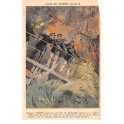 Illustrateur - n°65634 - Job - Faits de Guerre 1914-1915 - La fin du Bouvet - Lorsque le Bouvet ...