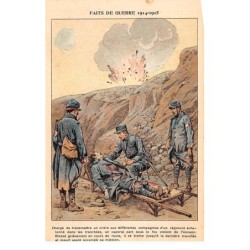 Illustrateur - n°65633 - Job - Faits de Guerre 1914-1915 - Soldat Héroique - Chargé de transmettre ....