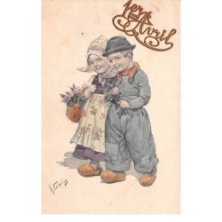 Illustrateur - n°66904 - B.K.W.I. n°616-6 - 1er Avril - Jeune couple
