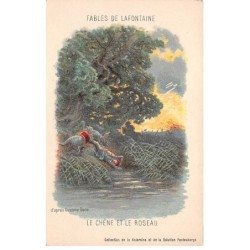 Illustrateurs - n°77407 - Fables de la Fontaine - Le Chêne et le Roseau d'après Gustave Dore