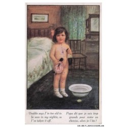 CAR-AEBP1-0020-ILLUSTRATEUR - PAPA DIT QUE JE SUIS TROP GRANDE POUR RESTER EN CHEMISE - ALORS JE L'OTE