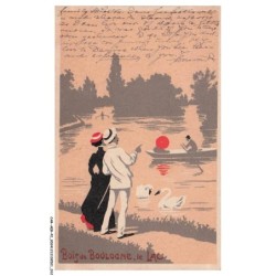 CAR-AEBP2-0077-ILLUSTRATEUR - BOIS DE BOULOGNE - LE LAC