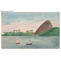 CAR-ADXP3-0131-ILLUSTRATEUR - PEINTE A LA MAIN - RIO DE JANEIRO