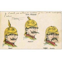 ILUSTRATEUR A IDENTIFIER.MILITAIRE KAISER GUILLAUME II
