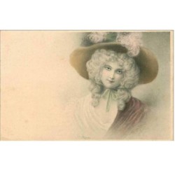 ILLUSTRATEURS.V WICHERA.FEMME AU CHAPEAU