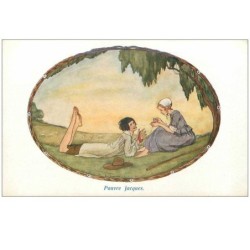 ILLUSTRATEURS.n°23503.RIE CRAMER.UIT BERGERETTES.PAUVRE JACQUES.TEXTE AU DOS