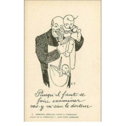 ILLUSTRATEURS.PUISQU'IL FAUT SE FAIRE EXAMINER VAS-Y M'SIEU LE DOCTEUR