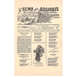 Illustrateurs - n°82490 - L'Echo des Gourbis - Journal des Tranchées